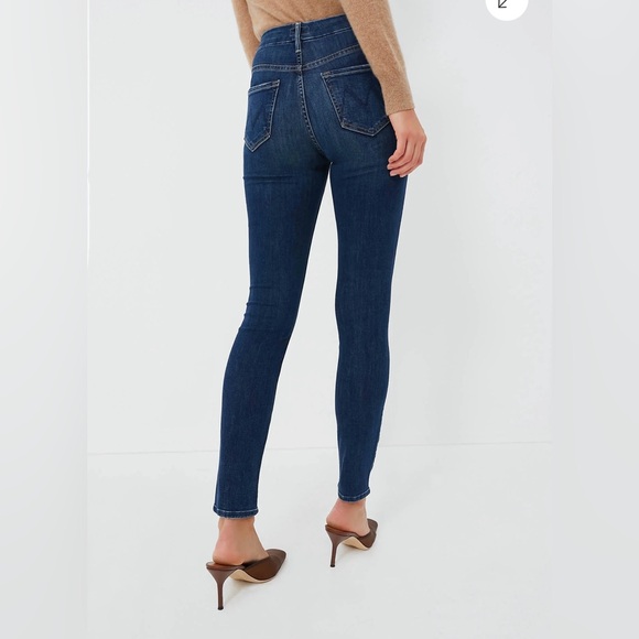 MOTHER Denim - High Waisted Looker Ankle Jeans - Picture 2 of 10